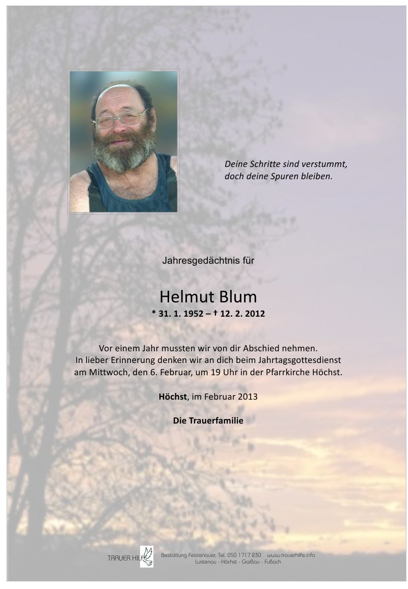 Helmut Blum